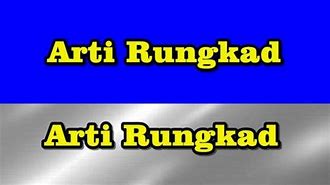 Arti Kata Rungkad Slot Adalah Apa Dalam Bahasa Inggris Gaul