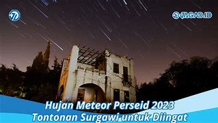 Hujan Meteor 2023 Dimana Saja