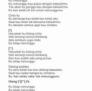 Lirik Lagu Dangdut Berapa Kali Ku Harus Katakan Cinta